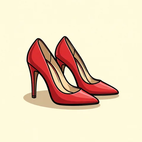 high heels