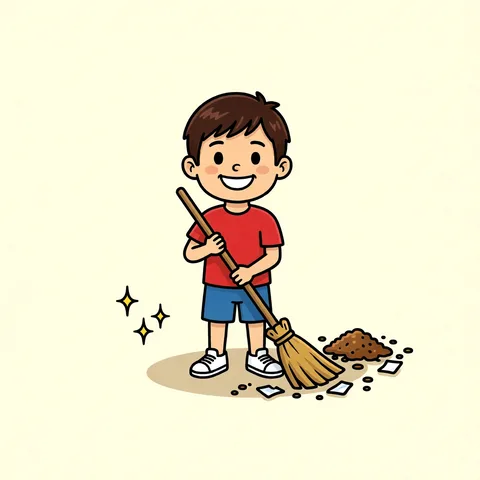 clean up