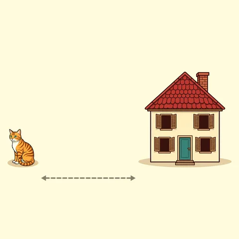 far from