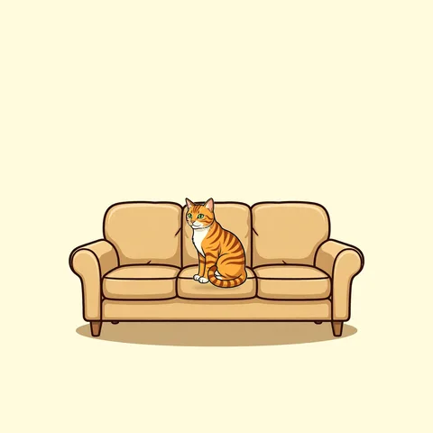 in the middle of