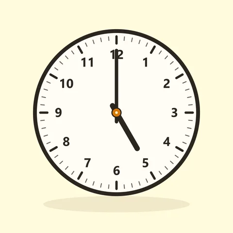 five o'clock