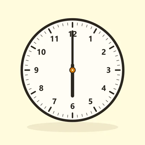 six o'clock