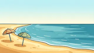 beach and water