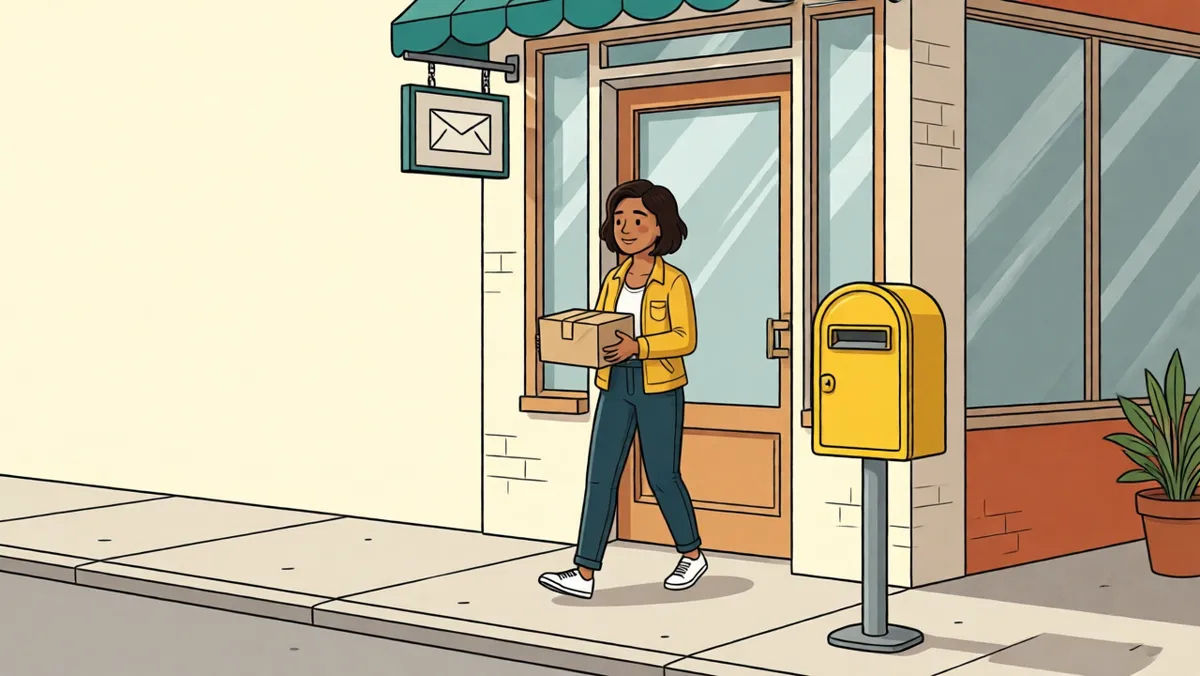 The post office