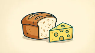 bread and cheese