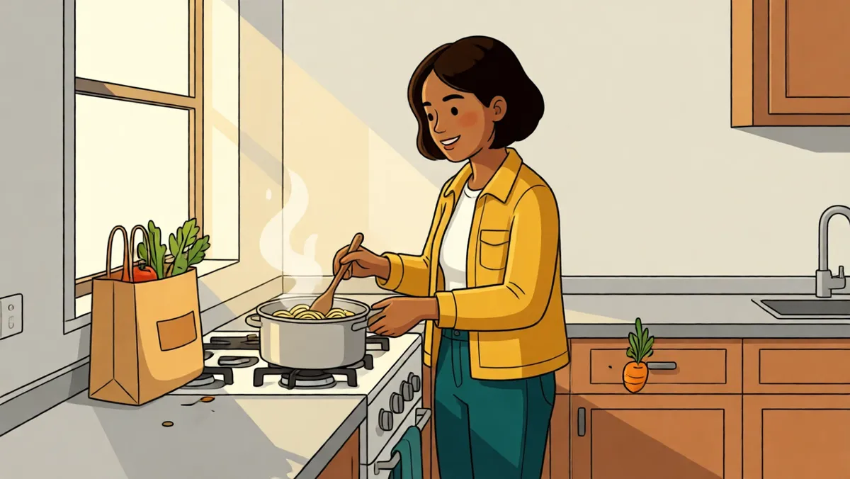 Making dinner