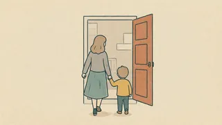 sister and son