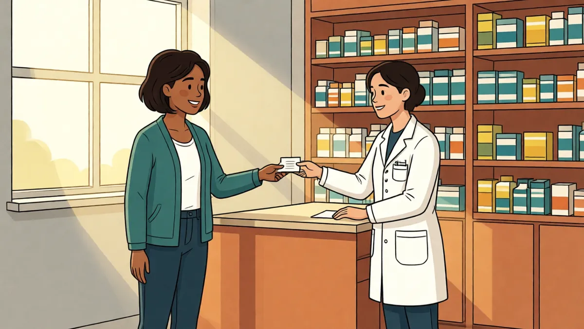 At the pharmacy