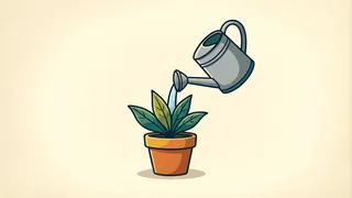 water the plants