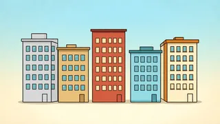across town
