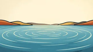 blue and calm