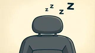 falls asleep