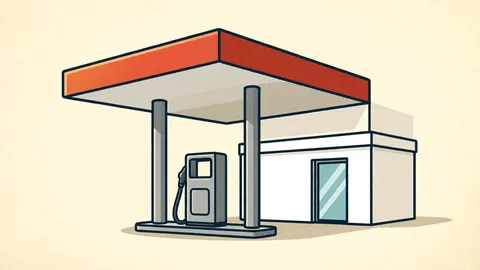 gas station