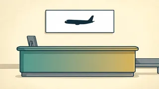check-in desk