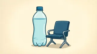 a bottle of water
