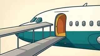board the plane