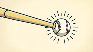 hits the ball