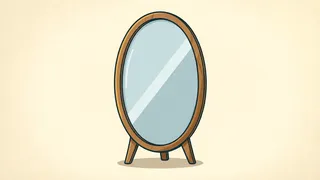the mirror
