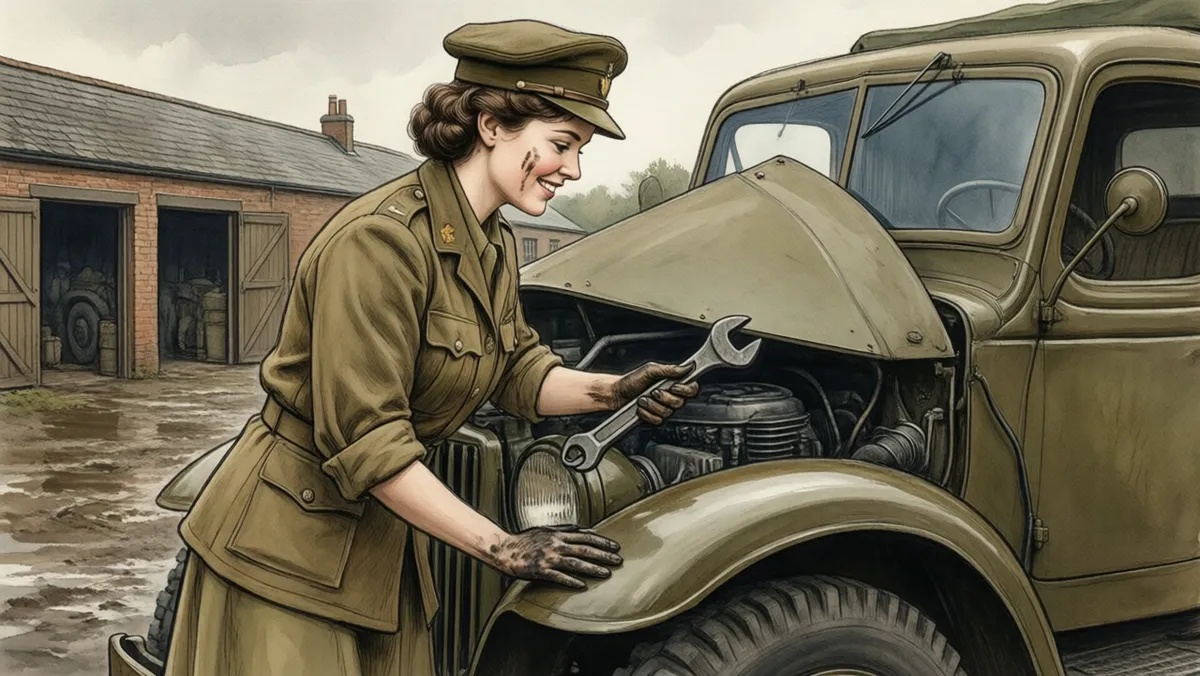 1945 · Driver and mechanic