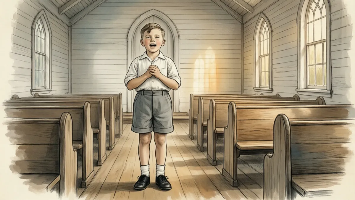 A boy who sang in church