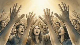 voices sang back