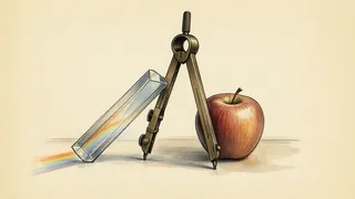 math, light, gravity