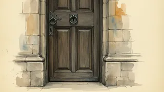 a locked door