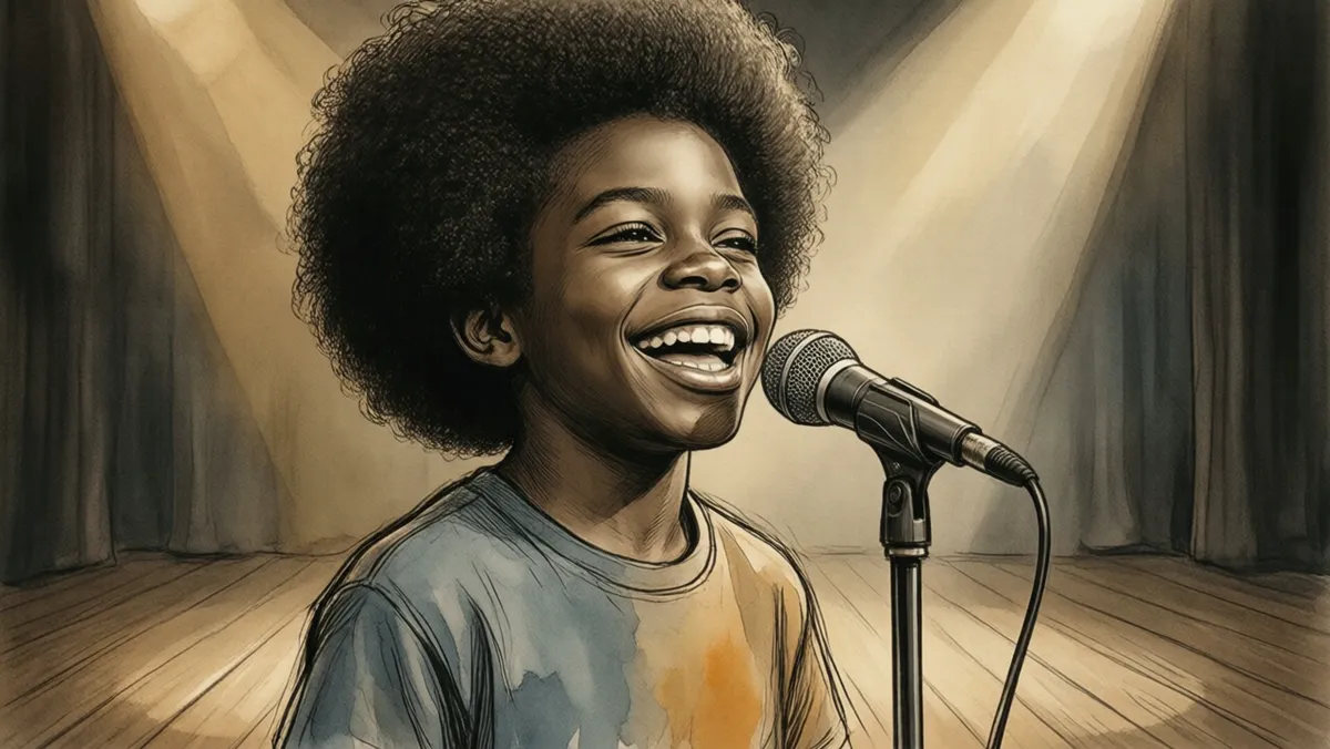 The little singer