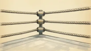 on the ropes