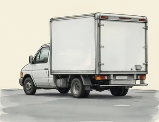 a box truck · no CDL · fifty pounds