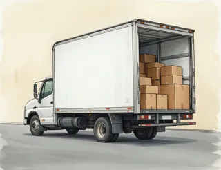 on the truck