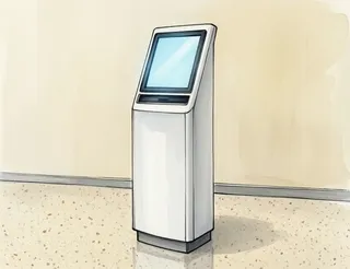 the kiosk