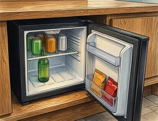 the minibar