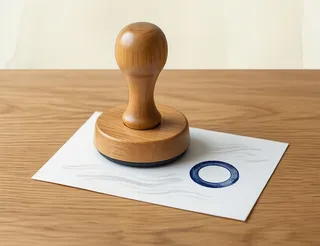 the notary stamp