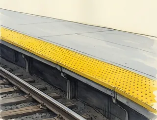 the platform edge