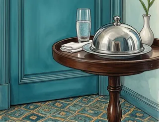 leave the tray outside your door