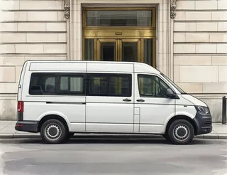 the airport shuttle