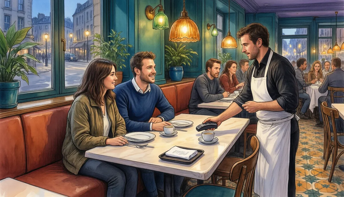 The bill — Could we get the check?