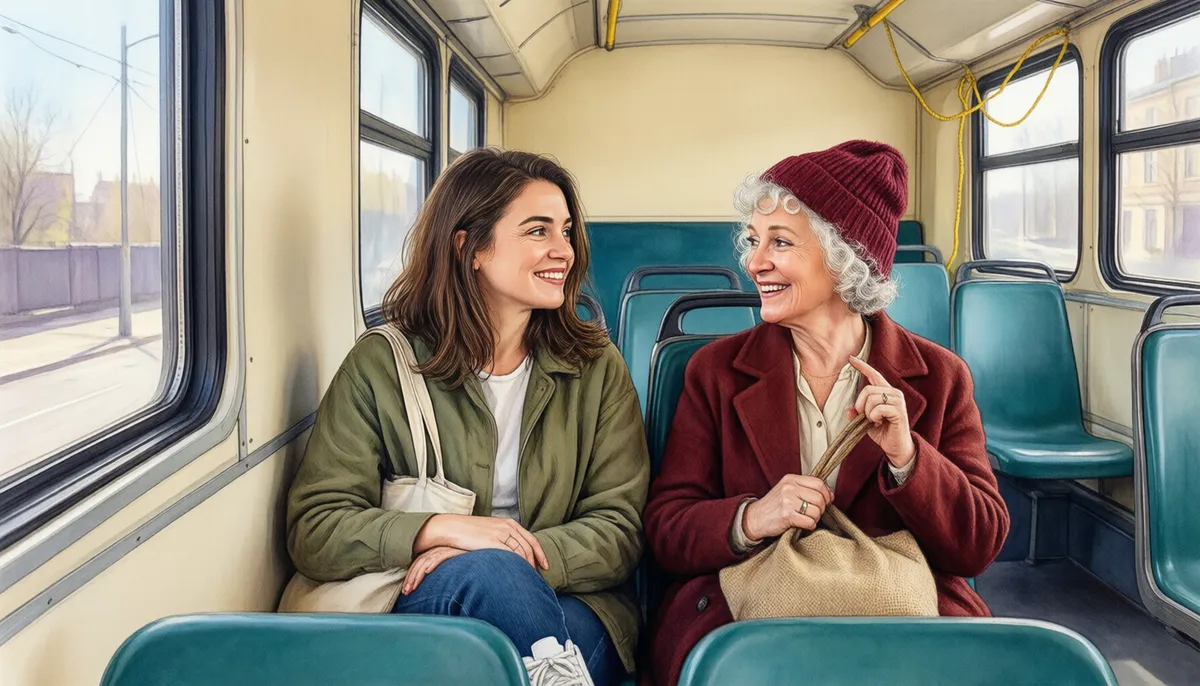The bus — Tell me when we get there