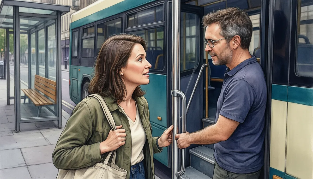 The bus — The bus is on a detour