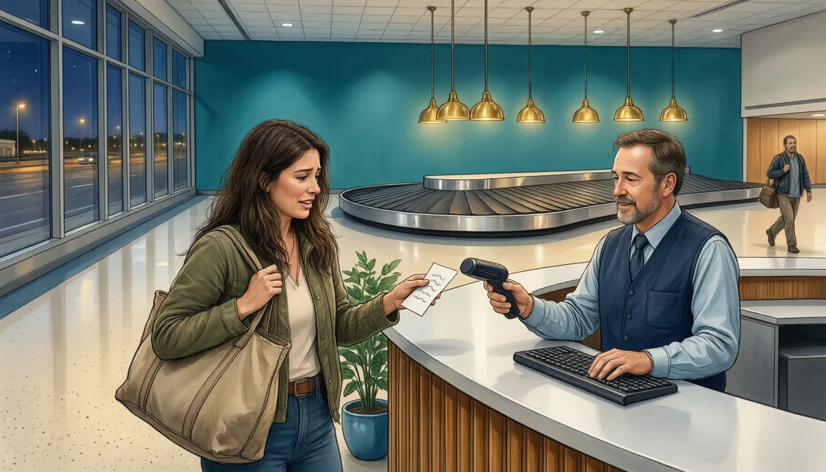 Baggage claim — My bag didn't come out
