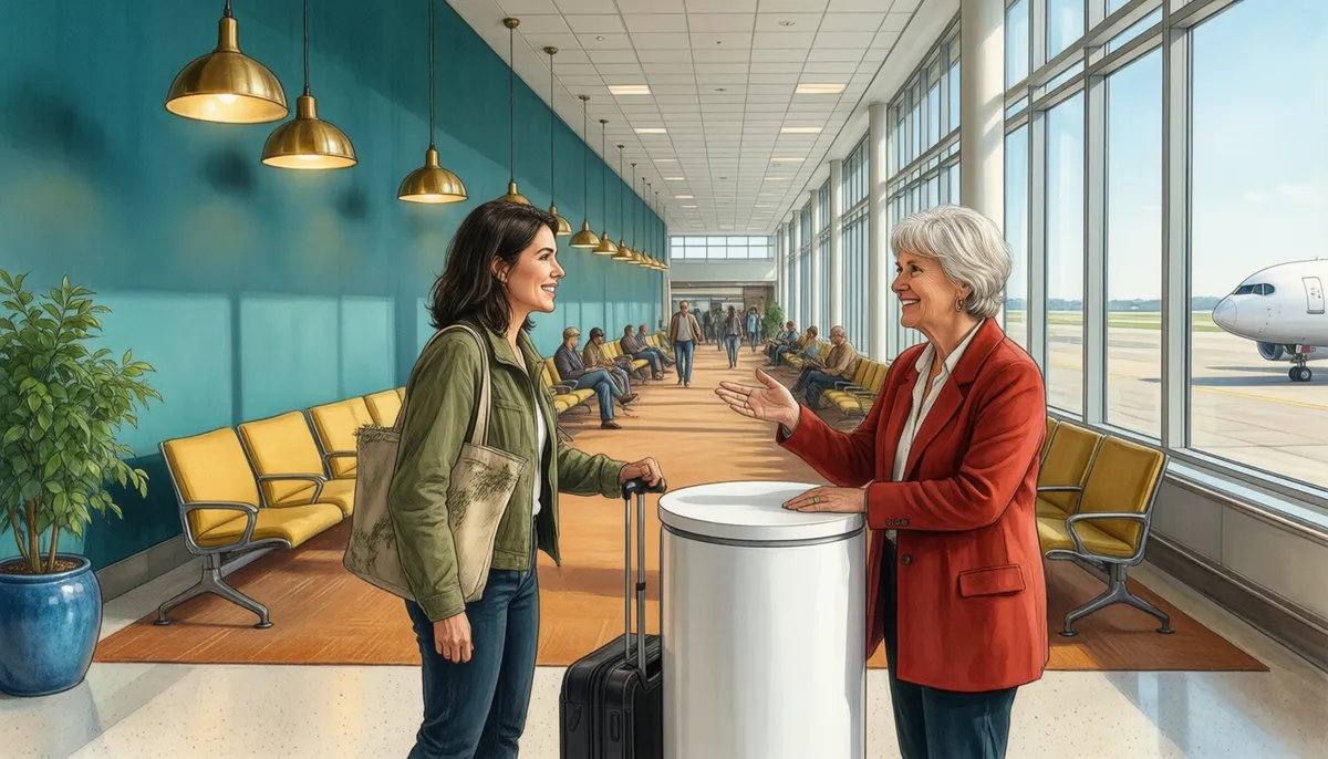 Finding the gate — Where's gate B22?