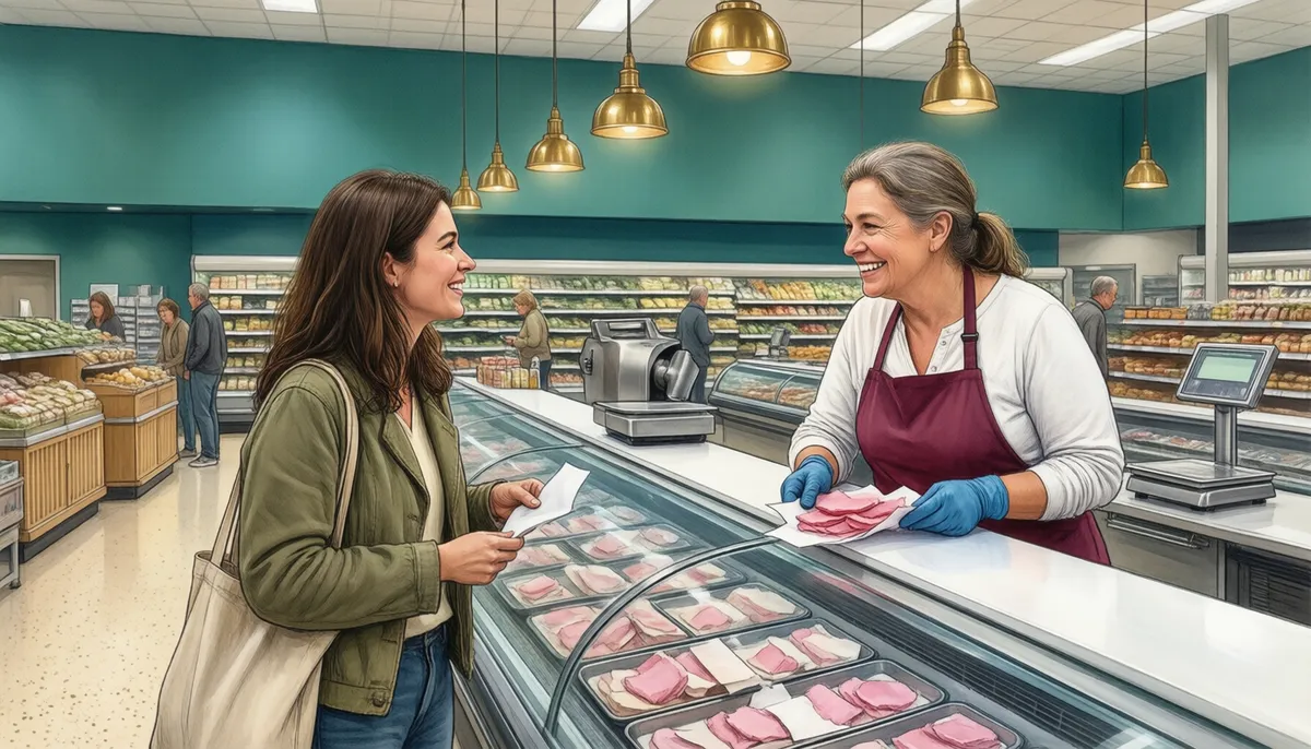 The counters — The deli counter