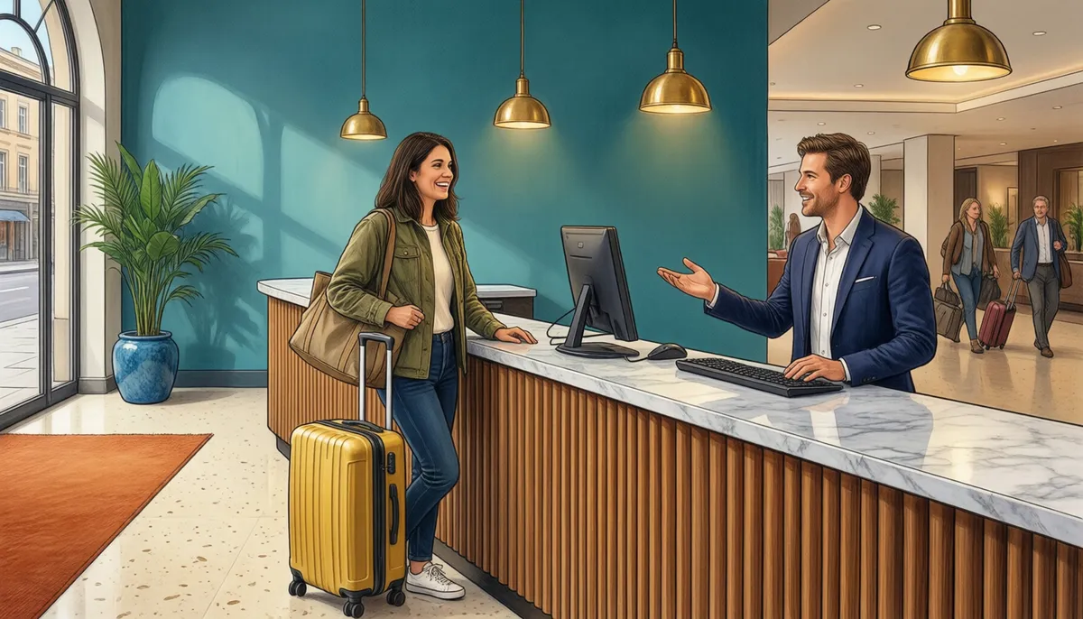 Checking in — The room's not ready yet