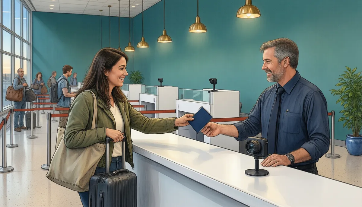 Passport control — Welcome back