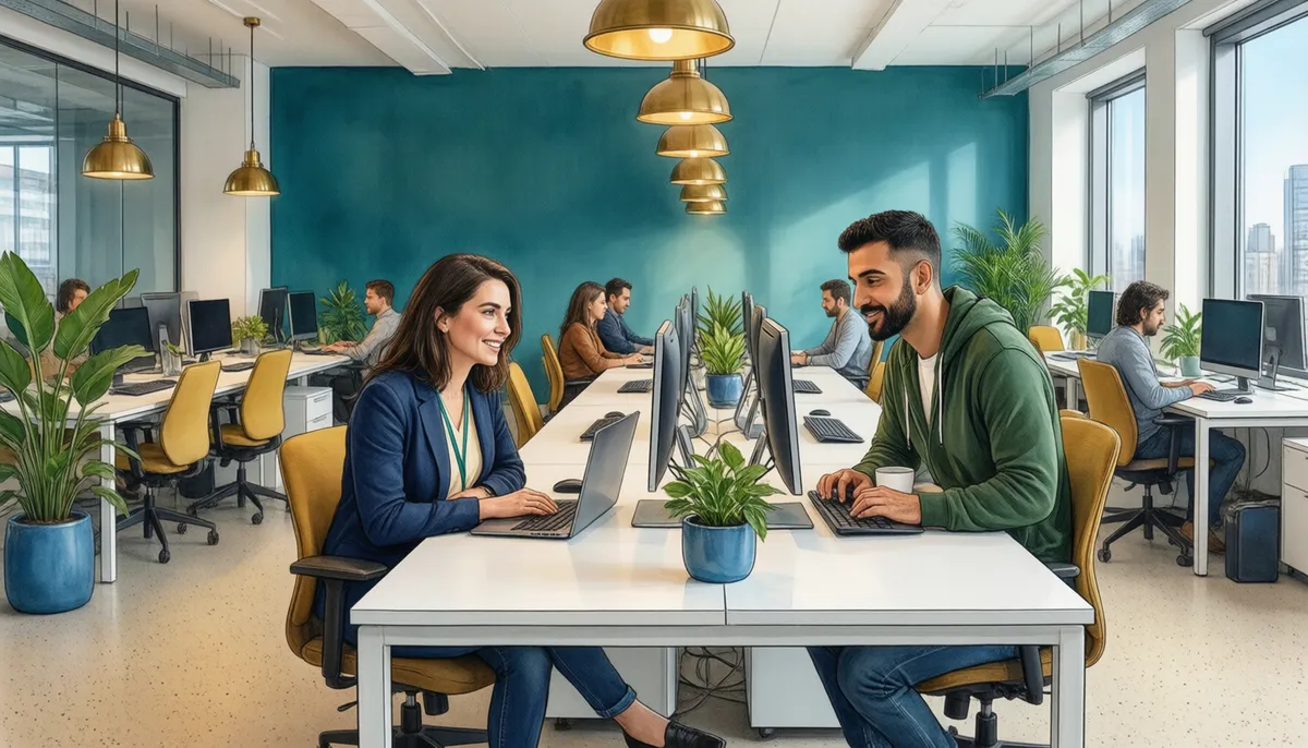 The first day — Your desk and your laptop
