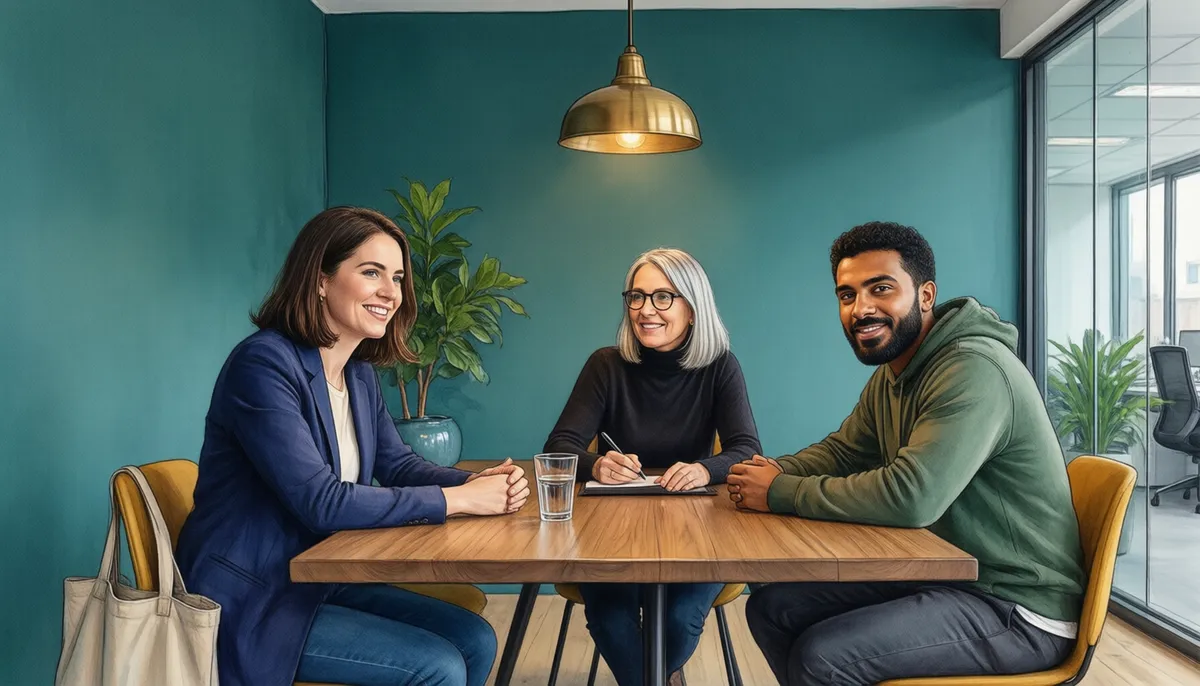 The on-site — Meeting the team