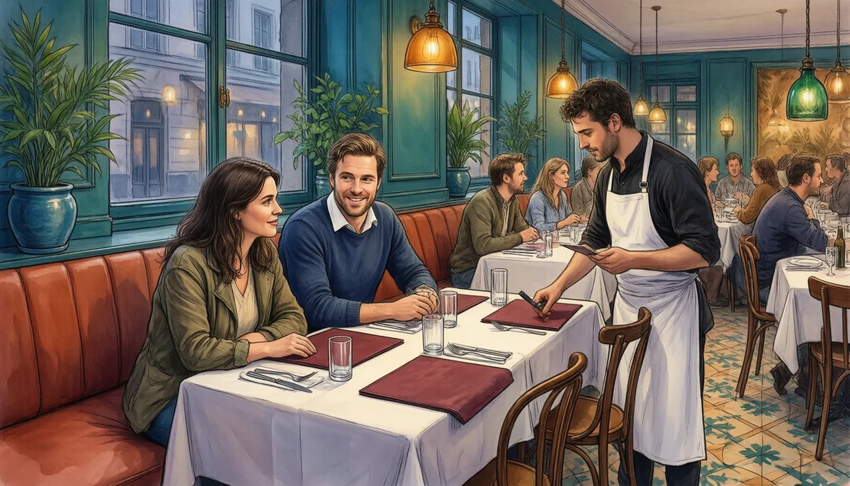 Drinks & the menu — Something to drink?