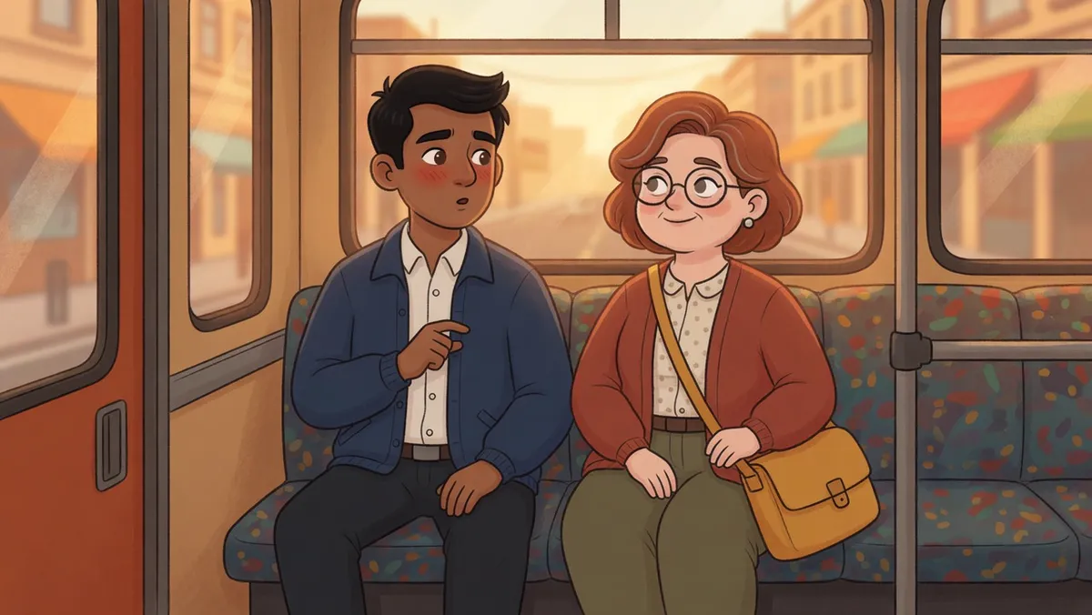 A stranger on the bus